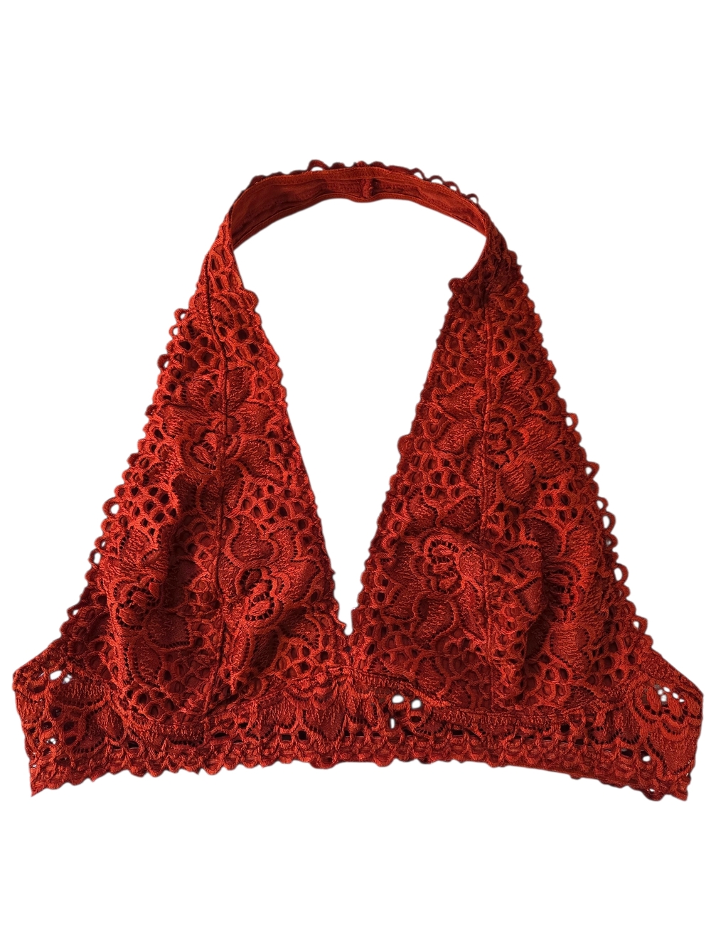 Victoria's  Secrets Halter Floral Lace Bralette Size M